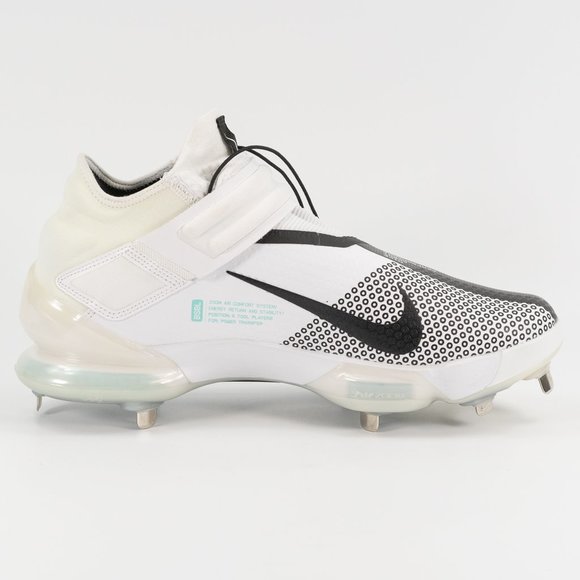 Nike Force Zoom Trout 7 \'White Black\' DC9904-103 Metal Baseball Cleats size 13 main image 6
